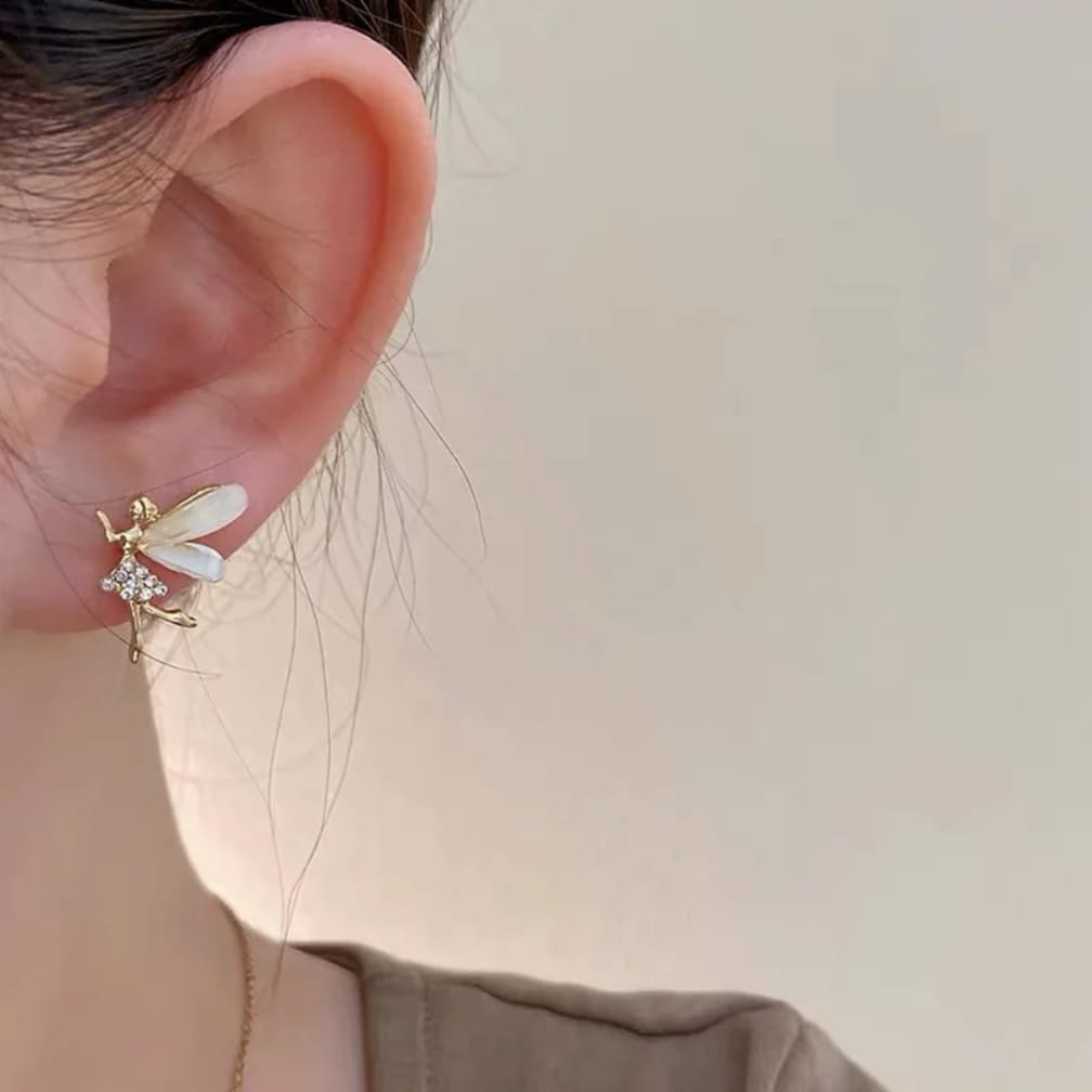 Korean-Style Fairy Stud Earrings