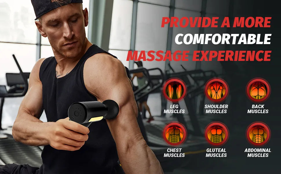 4-in-1 Massage Gun – Deep Tissue Percussion Massager