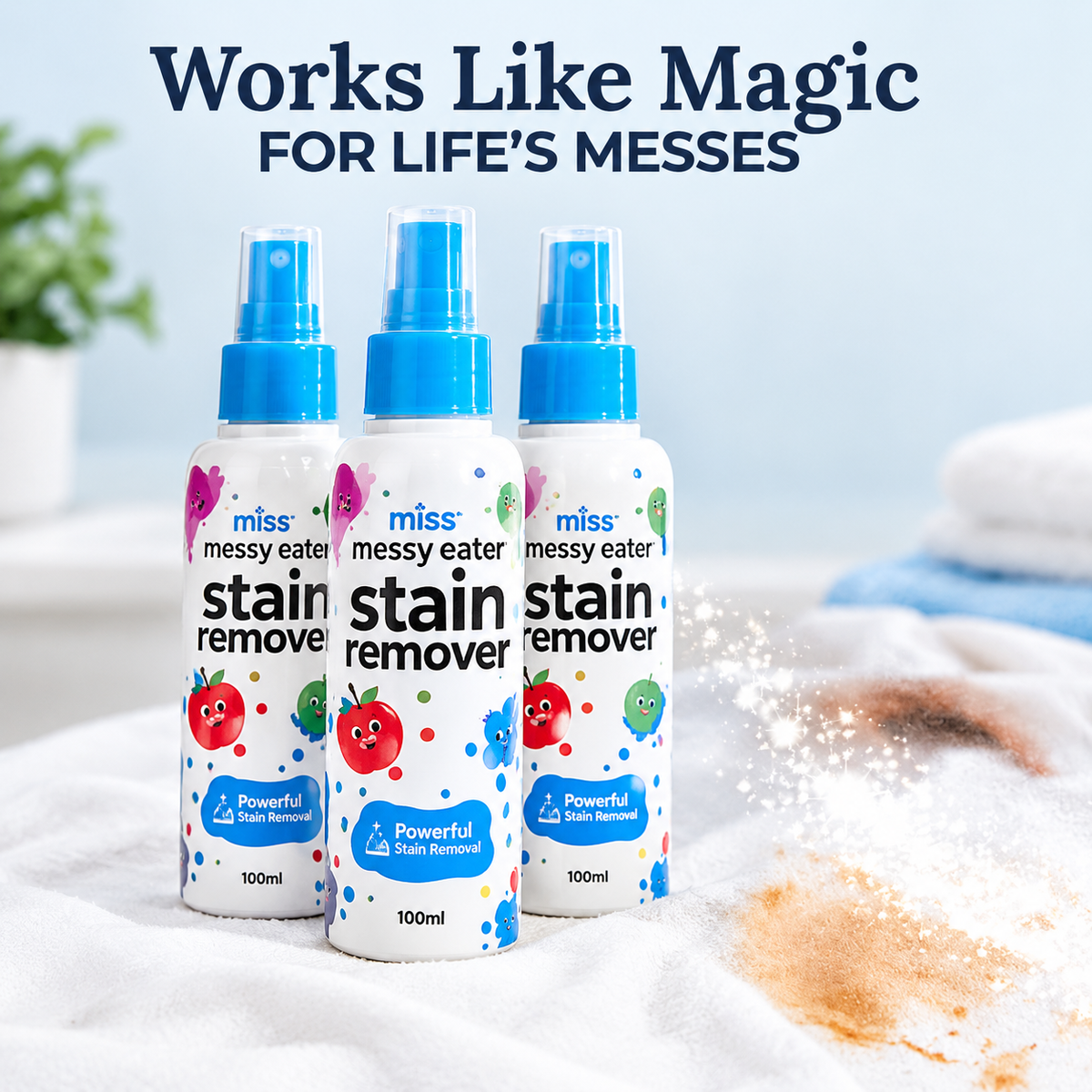 Stain Remover, No Dry Cleaning Food, Grease